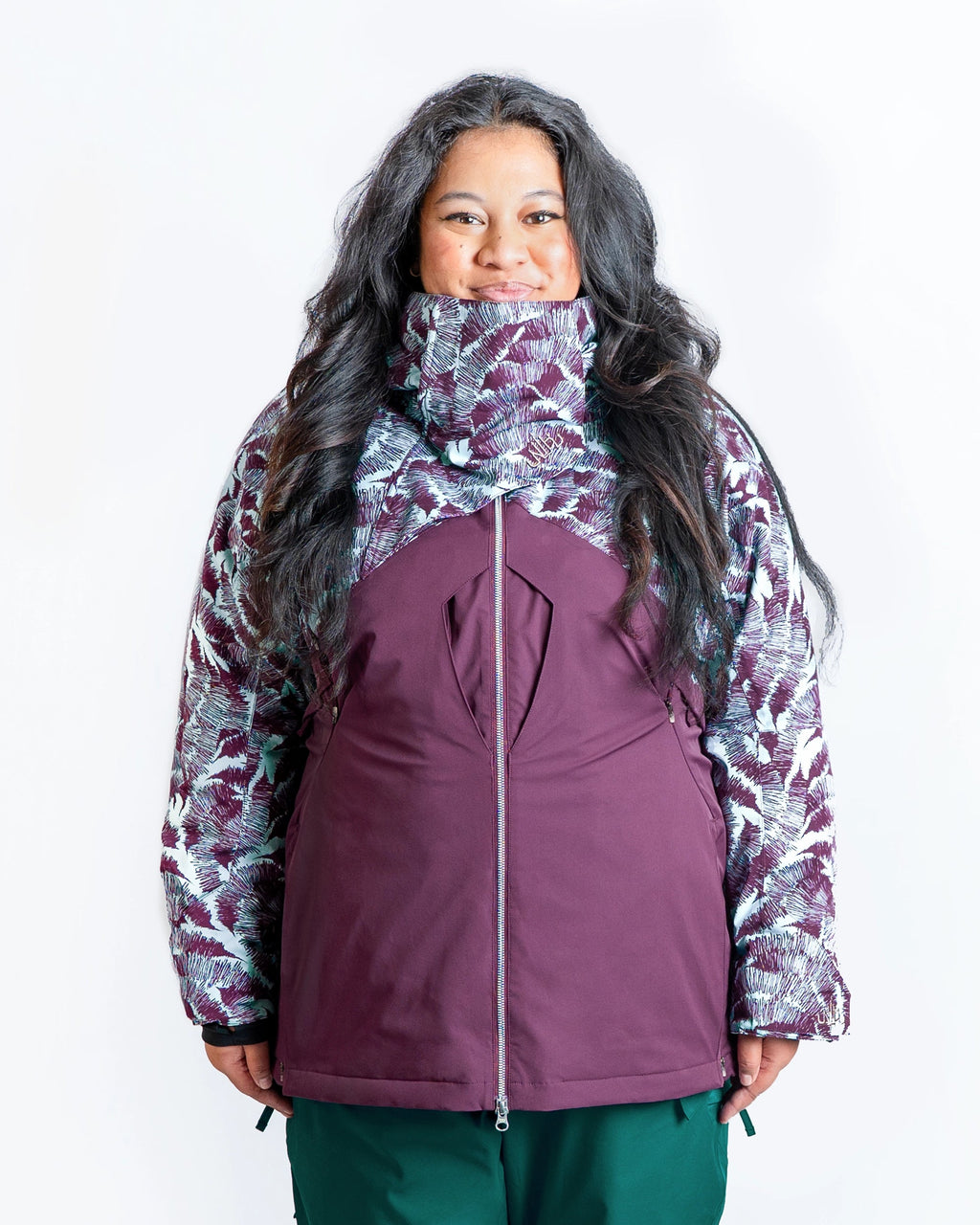 Sliva/Plum - Anna Snow Jacket - Nobody's Princess #colour_sliva/plum