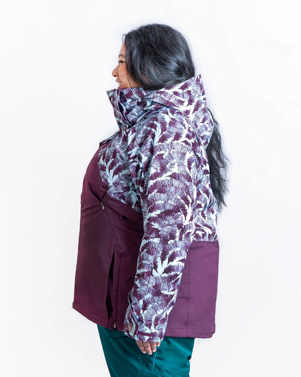 Sliva/Plum - Anna Snow Jacket - Nobody's Princess #colour_sliva/plum
