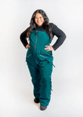 Moss - Zali Snow Bib SHORT - Nobody's Princess #colour_moss