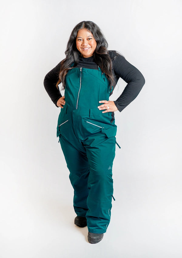 Mila Snow Bib REGULAR - Moss