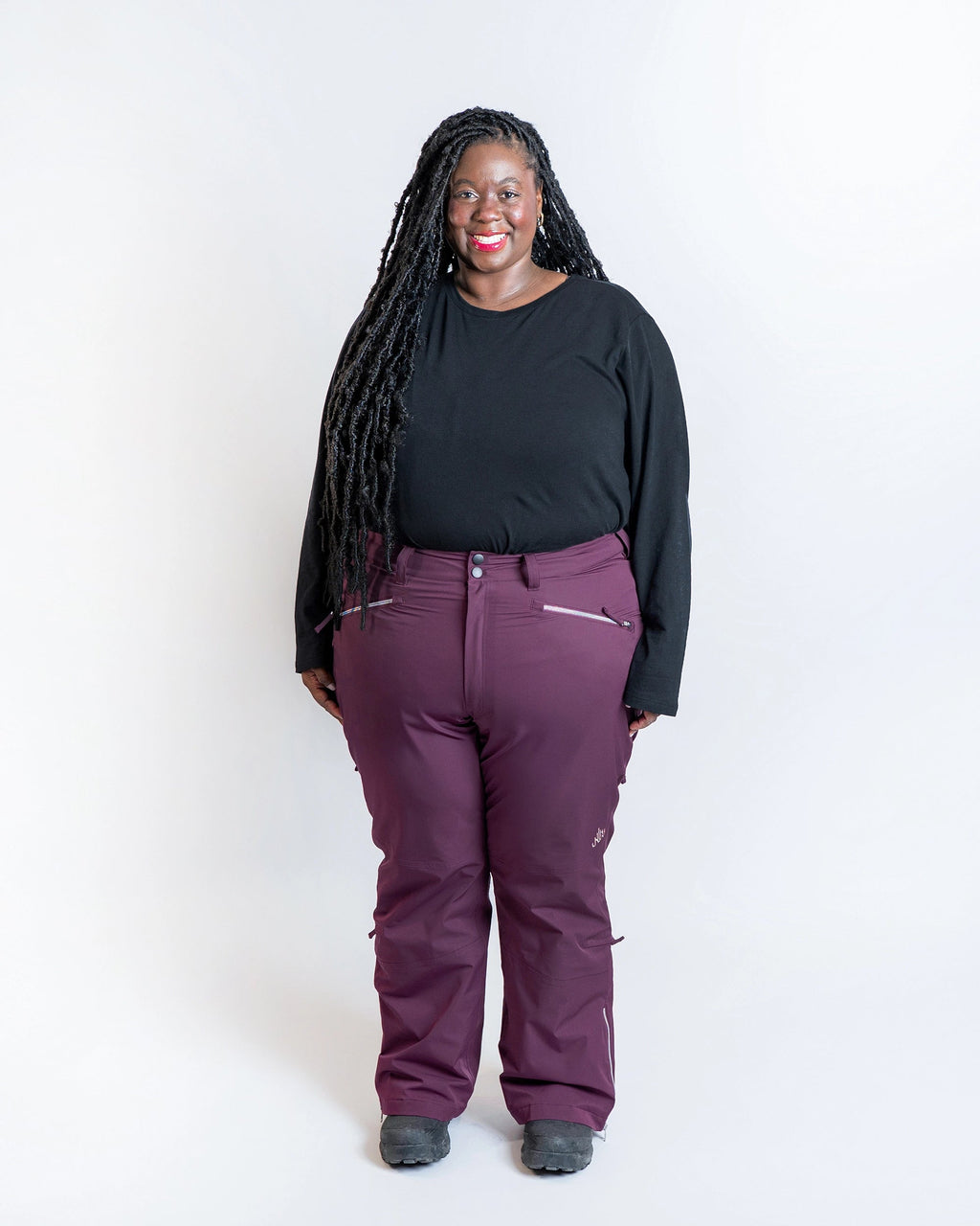 Plum - Mila Snow Pant REGULAR - Nobody's Princess #colour_plum