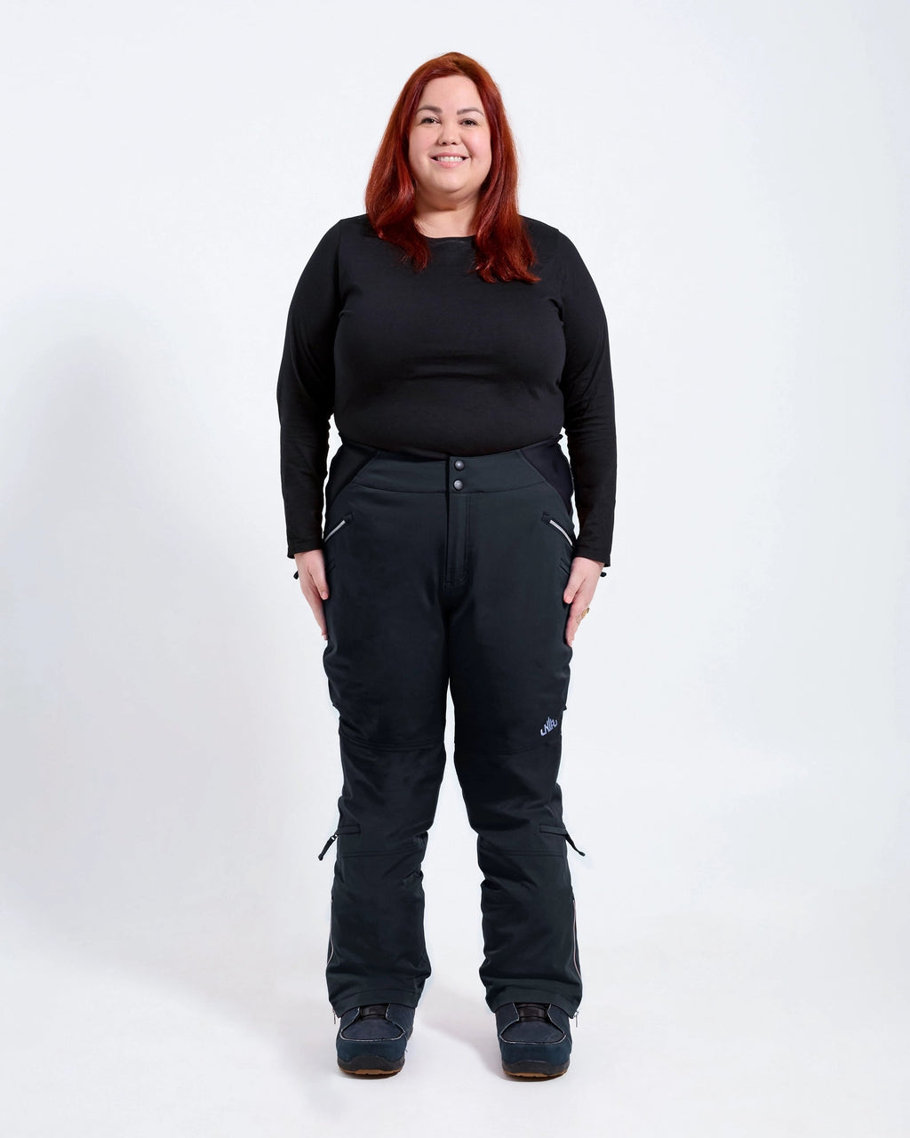 Black - Beatrice Snow Pant REGULAR - Nobody's Princess #colour_black