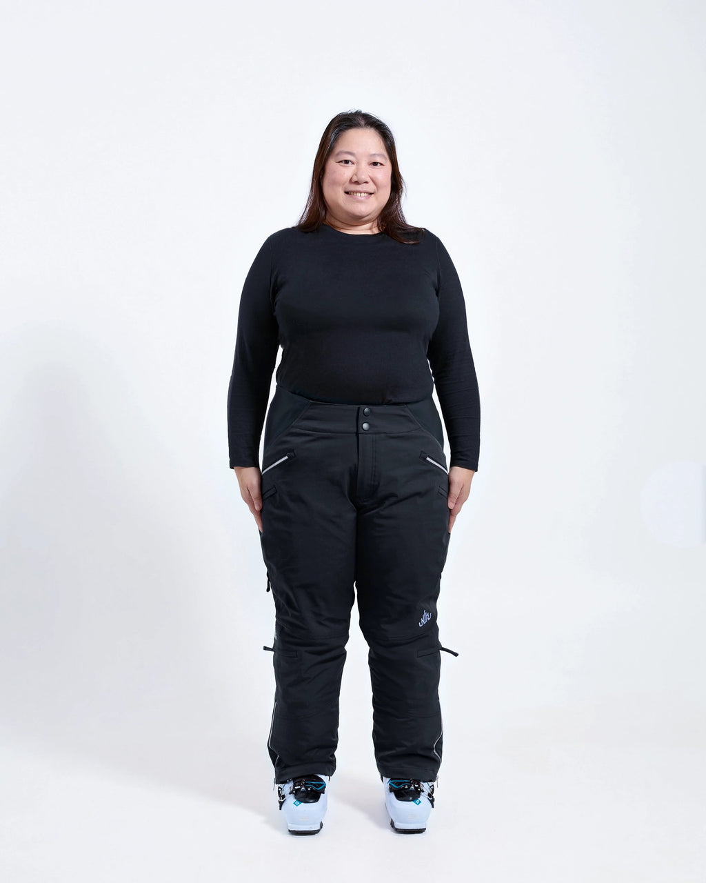 Black - Beatrice Snow Pant SHORT - Nobody's Princess #colour_black