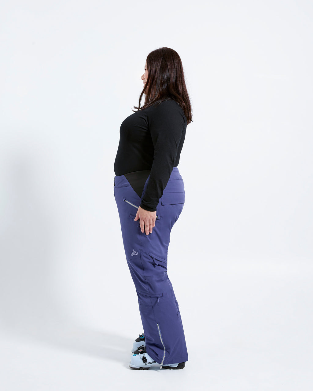 Indigo - Beatrice Snow Pant SHORT - Nobody's Princess #colour_indigo