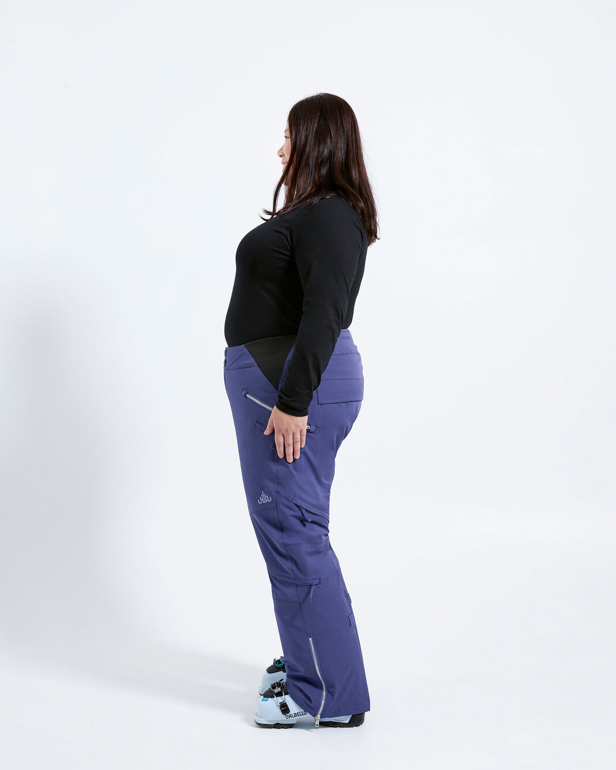 Indigo - Beatrice Snow Pant SHORT - Nobody's Princess #colour_indigo