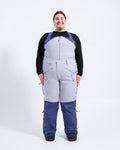 Indigo/Lilac - Mila Snow Bib REGULAR - Nobody's Princess #colour_indigo/lilac