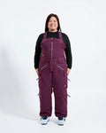 Plum - Mila Snow Bib SHORT - Nobody's Princess #colour_plum