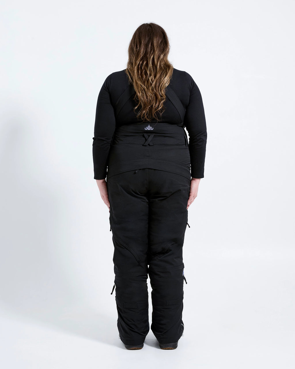 Black - Mila Snow Bib TALL - Nobody's Princess #colour_black