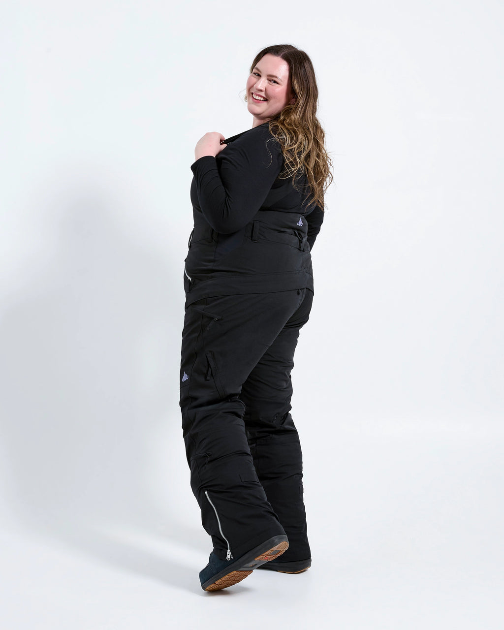 Black - Mila Snow Bib TALL - Nobody's Princess #colour_black