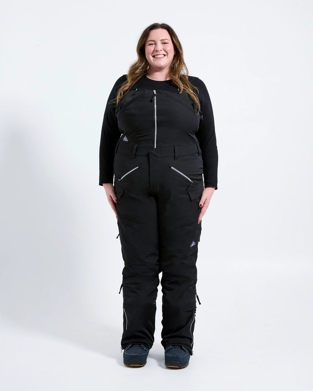 Black - Mila Snow Bib TALL - Nobody's Princess #colour_black