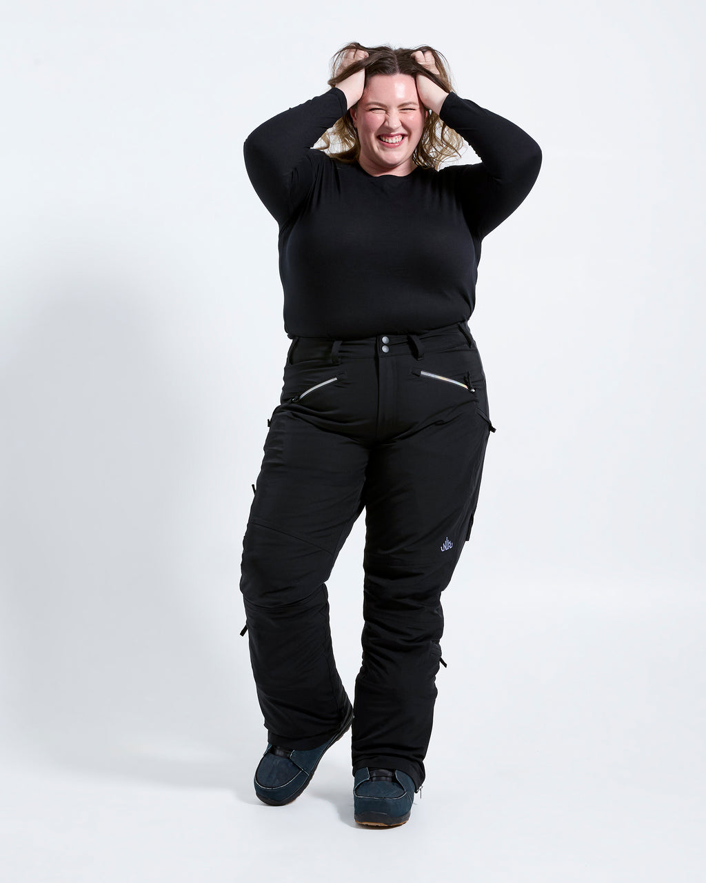 Black - Mila Snow Pant TALL - Nobody's Princess #colour_black