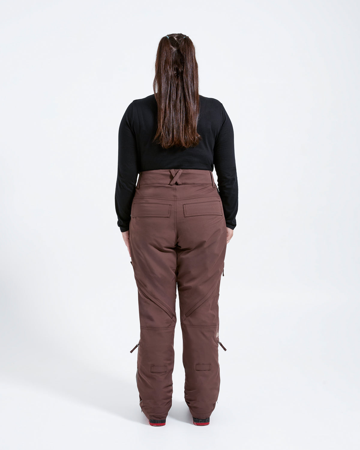 Chocolate - Mila Snow Pant REGULAR - Nobody's Princess #colour_chocolate
