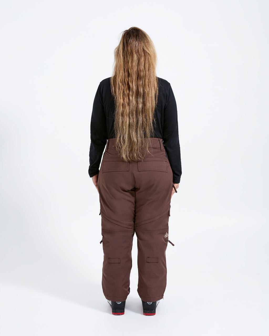 Chocolate - Mila Snow Pant SHORT - Nobody's Princess #colour_chocolate
