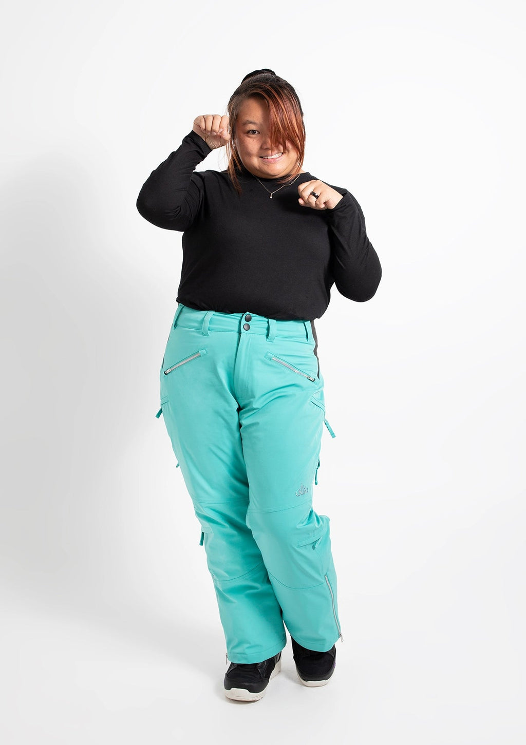 Aqua - Mila Snow Pant REGULAR - Nobody's Princess #colour_aqua