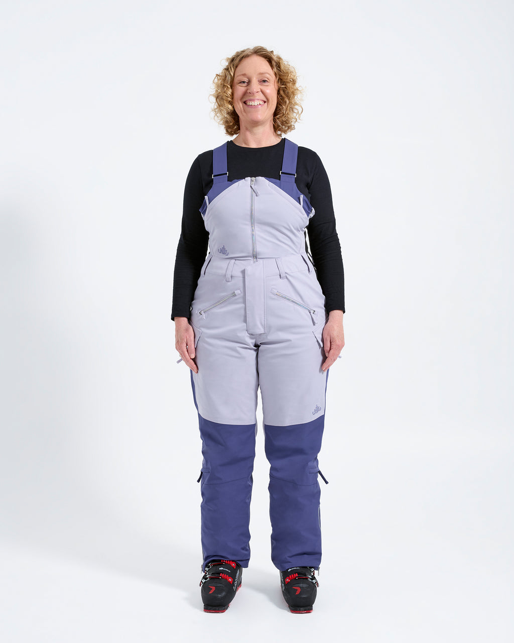 Indigo/Lilac - Zali Snow Bib REGULAR - Nobody's Princess #colour_indigolilac