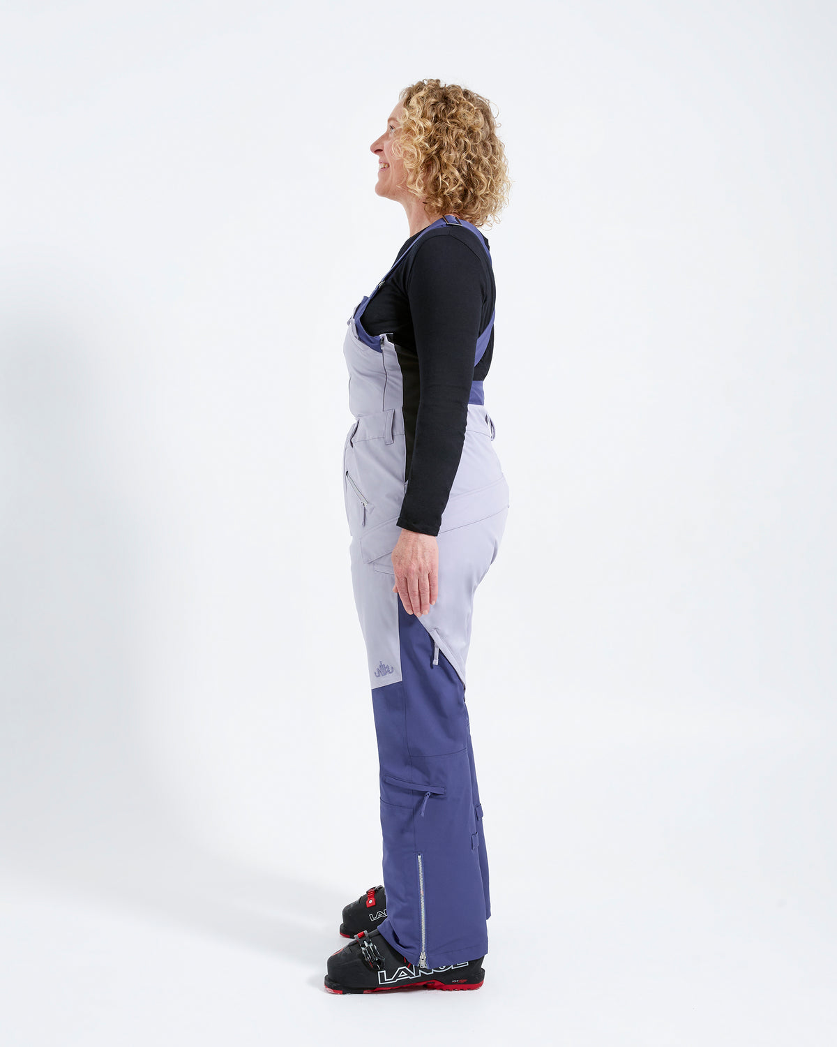 Indigo/Lilac - Zali Snow Bib REGULAR - Nobody's Princess #colour_indigolilac