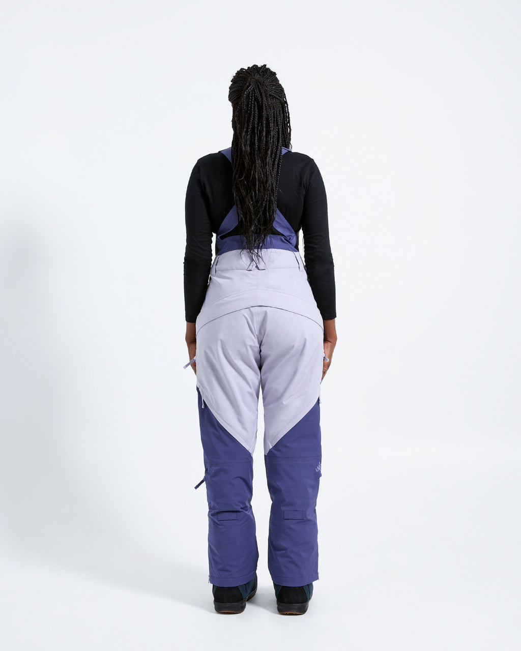 Indigo/Lilac - Zali Snow Bib SHORT - Nobody's Princess #colour_indigo/lilac