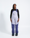 Indigo/Lilac - Zali Snow Bib SHORT - Nobody's Princess #colour_indigo/lilac