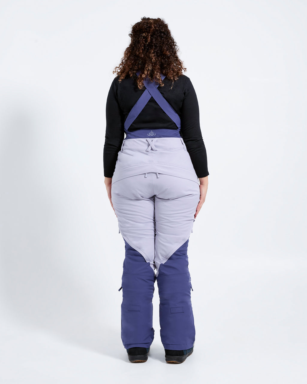 Indigo/Lilac - Zali Snow Bib TALL - Nobody's Princess #colour_indigo/lilac