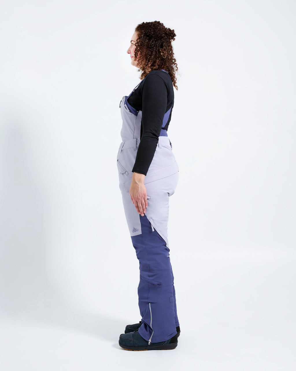 Indigo/Lilac - Zali Snow Bib TALL - Nobody's Princess #colour_indigo/lilac