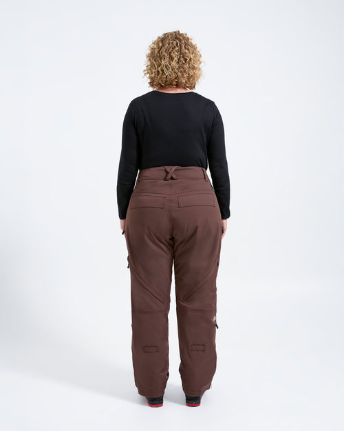Chocolate - Zali Snow Pant REGULAR - Nobody's Princess #colour_chocolate