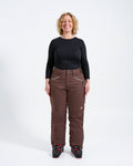 Chocolate - Zali Snow Pant REGULAR - Nobody's Princess #colour_chocolate