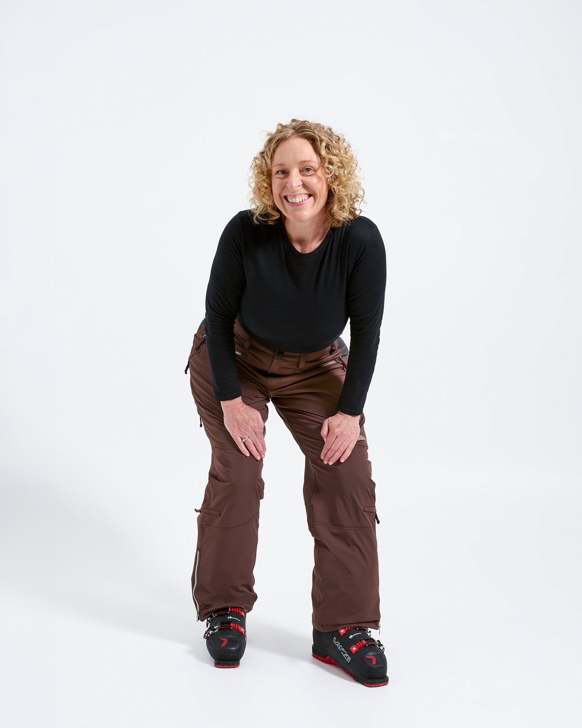 Chocolate - Zali Snow Pant REGULAR - Nobody's Princess #colour_chocolate
