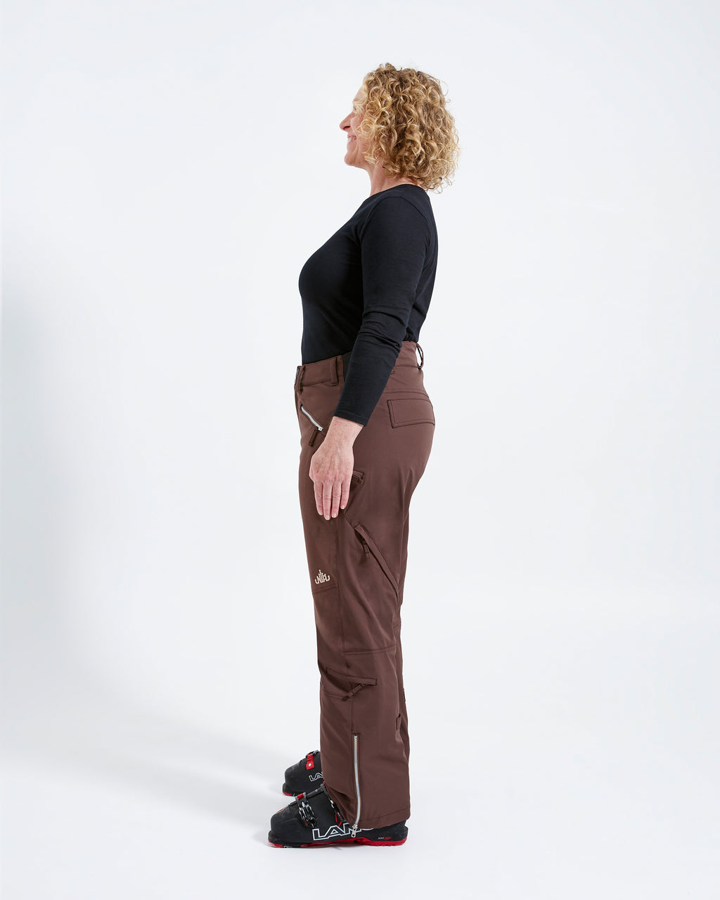 Chocolate - Zali Snow Pant REGULAR - Nobody's Princess #colour_chocolate