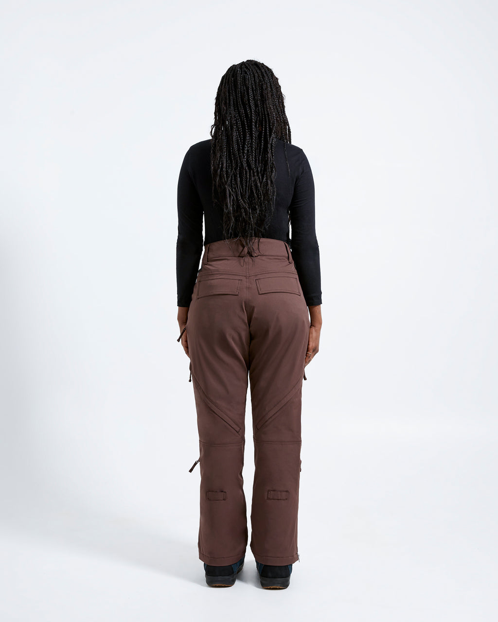 Chocolate - Zali Snow Pant SHORT - Nobody's Princess #colour_chocolate