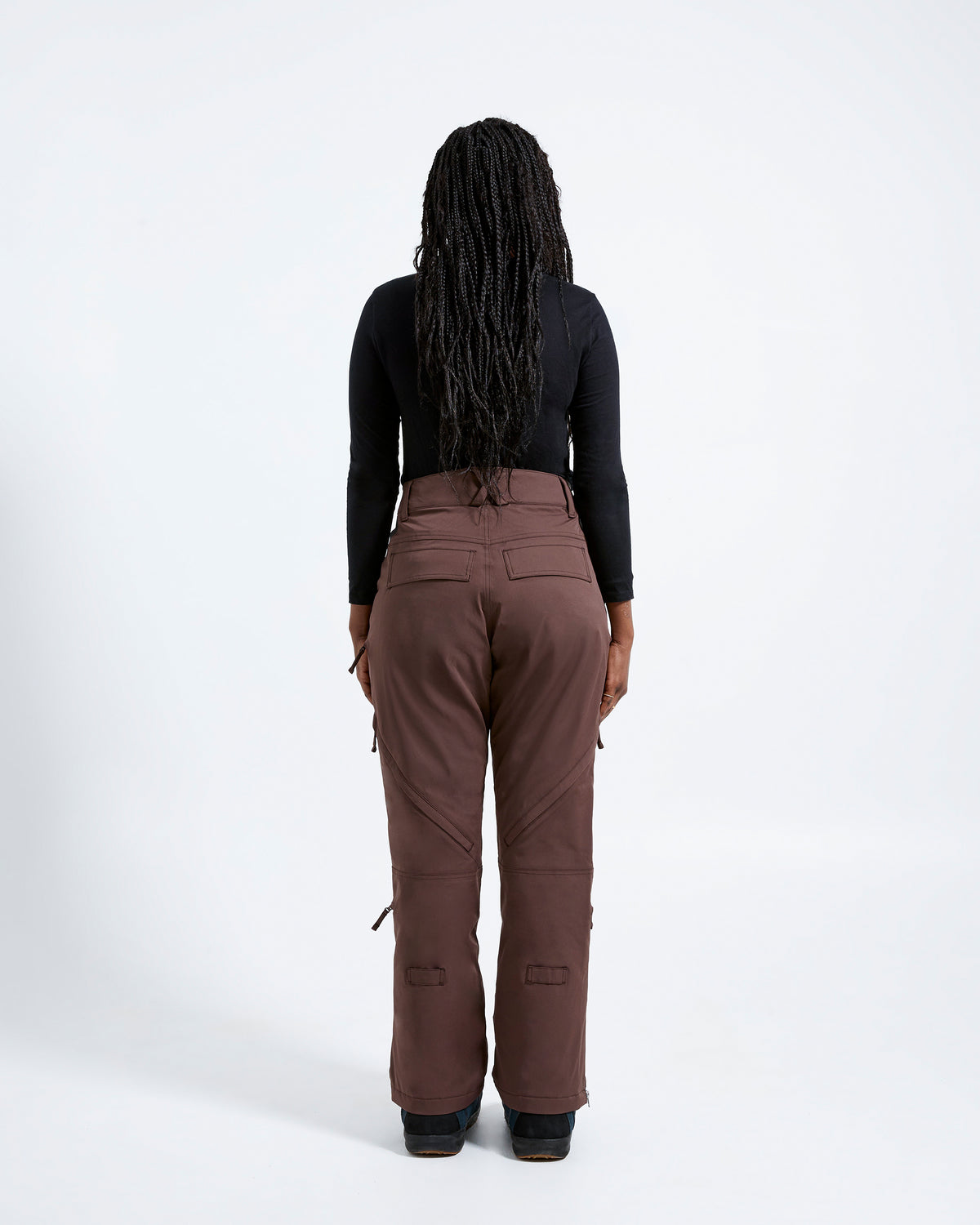 Chocolate - Zali Snow Pant SHORT - Nobody's Princess #colour_chocolate