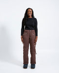 Chocolate - Zali Snow Pant SHORT - Nobody's Princess #colour_chocolate