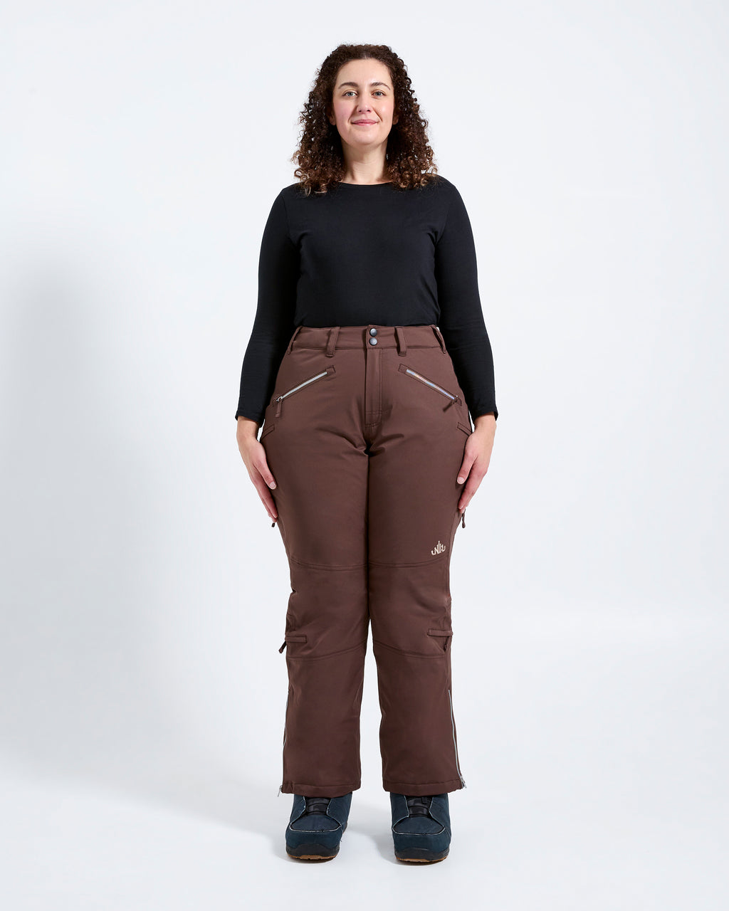 Chocolate - Zali Snow Pant TALL - Nobody's Princess #colour_chocolate