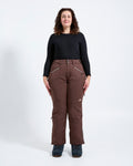Chocolate - Zali Snow Pant TALL - Nobody's Princess #colour_chocolate