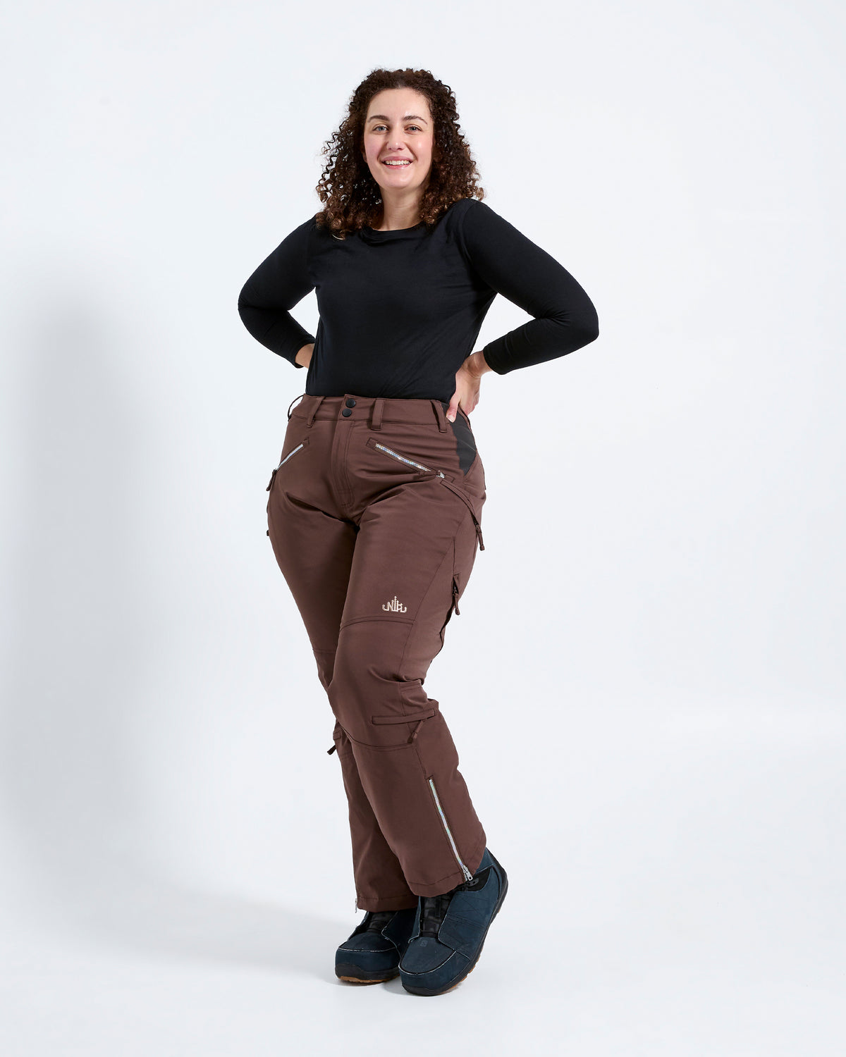 Chocolate - Zali Snow Pant TALL - Nobody's Princess #colour_chocolate