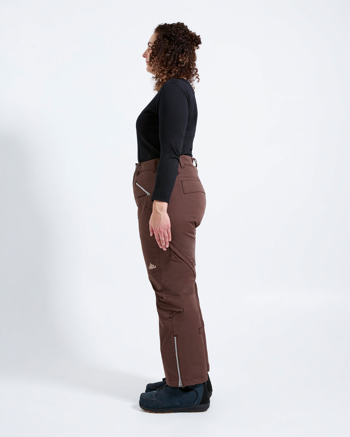 Chocolate - Zali Snow Pant TALL - Nobody's Princess #colour_chocolate
