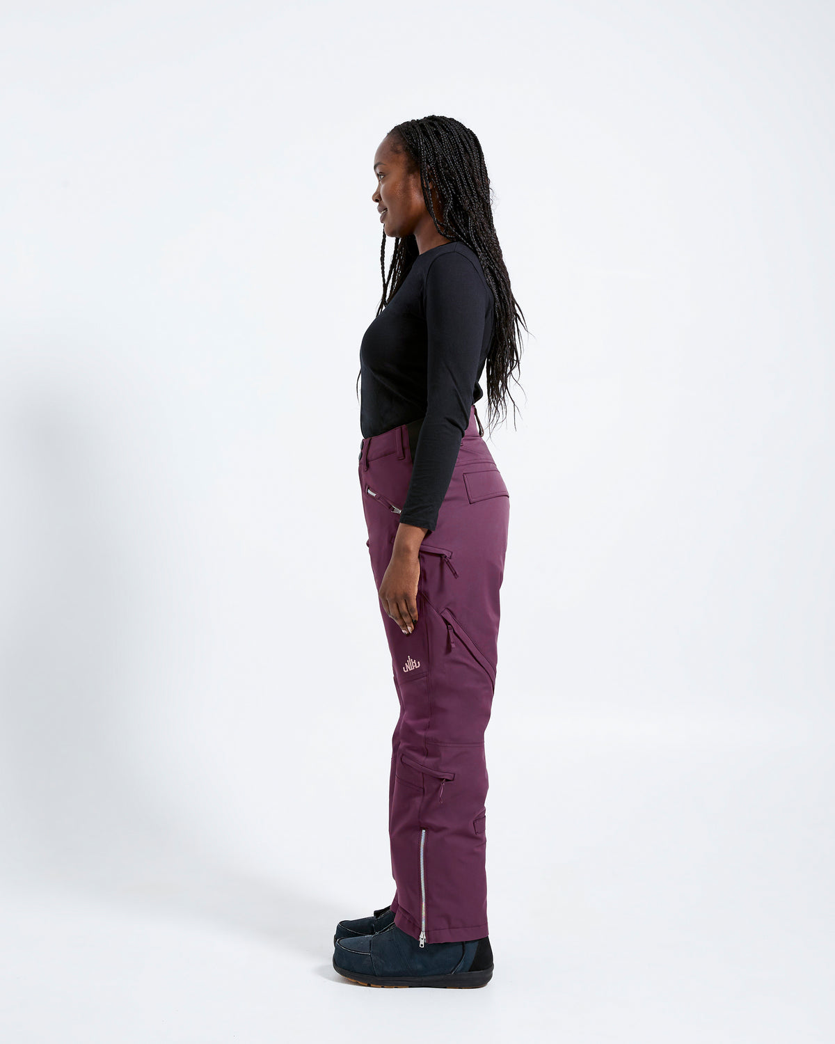 Plum - Zali Snow Pant SHORT - Nobody's Princess #colour_plum