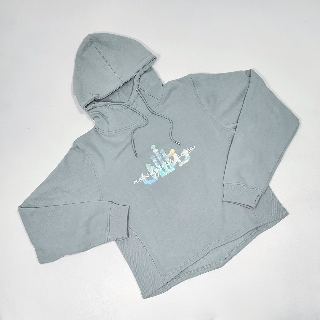 Crop Hoodie - Mist - Nobody's Princess #colour_mist